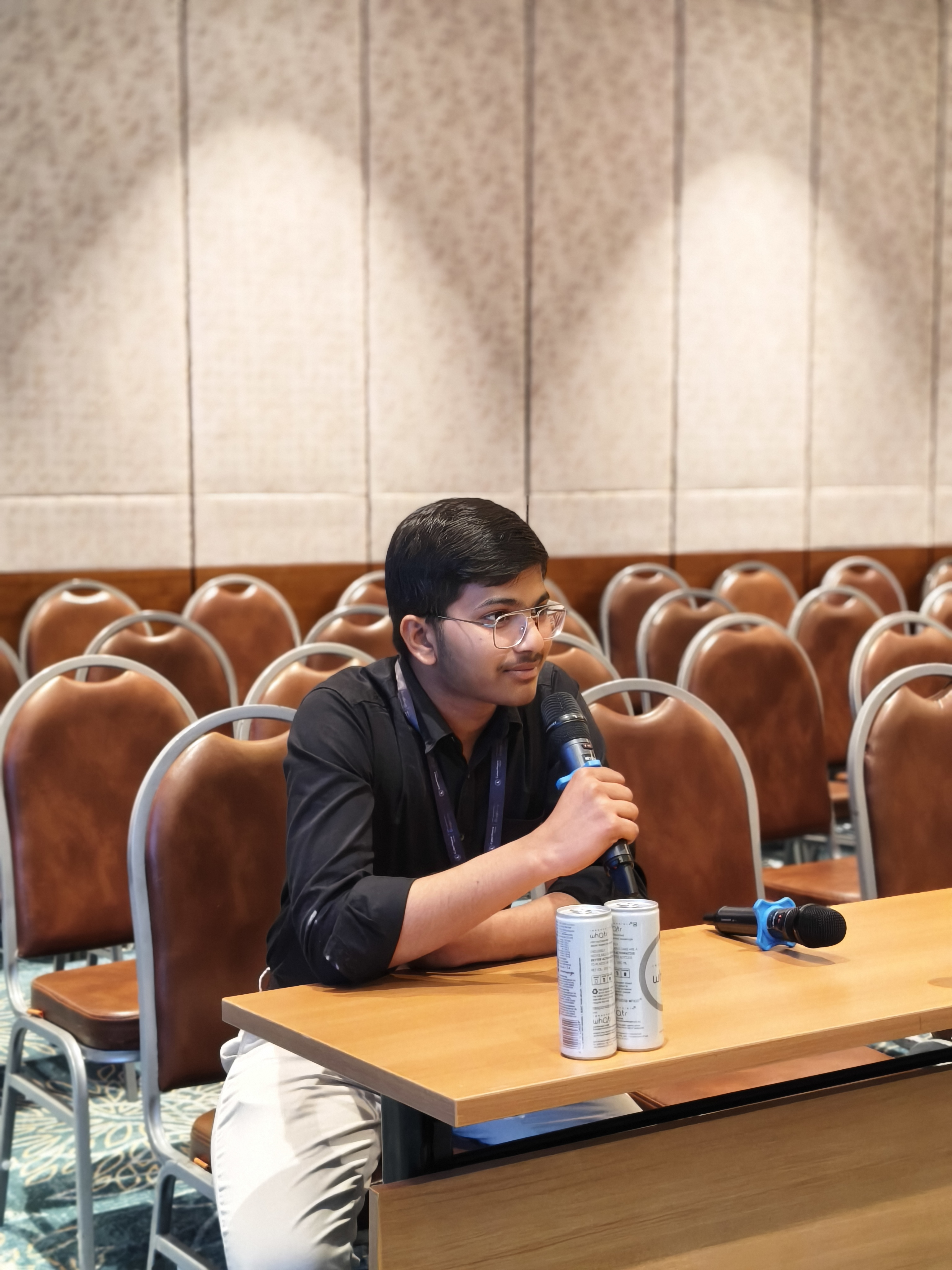 Mayank Prabhakar participating in CyberPeace initiative event
